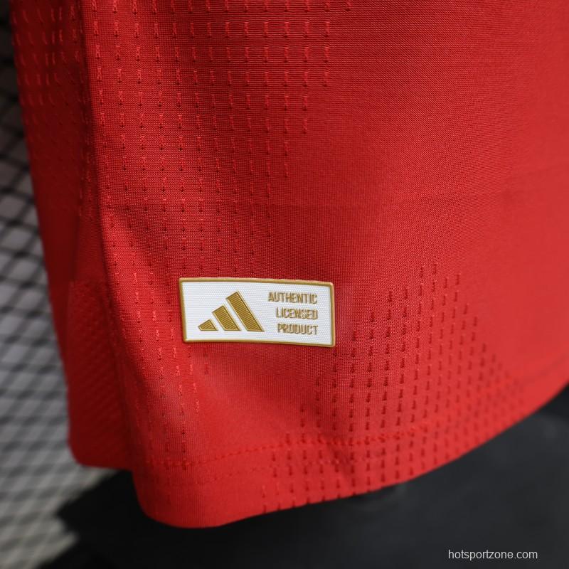 Player Version 25/26 Manchester United Red  Home Jersey