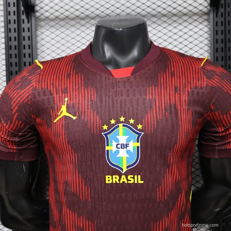 Player Version 26/27 Brazil  Dark Red Special Edition Jersey
