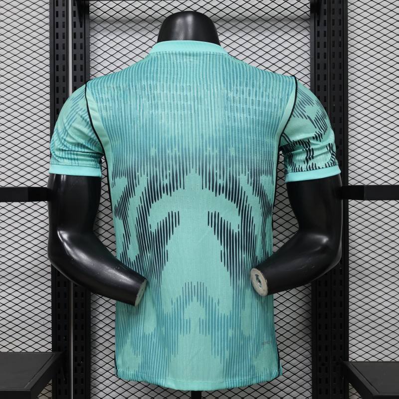 Player Version 26/27 Brazil Mint Green & Black Pattern Special Edition Jersey