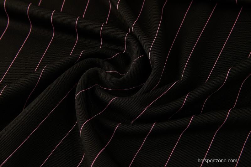 2026/27 Inter Miami CF Black Pinstripe Short Sleeve+Soccer Shorts