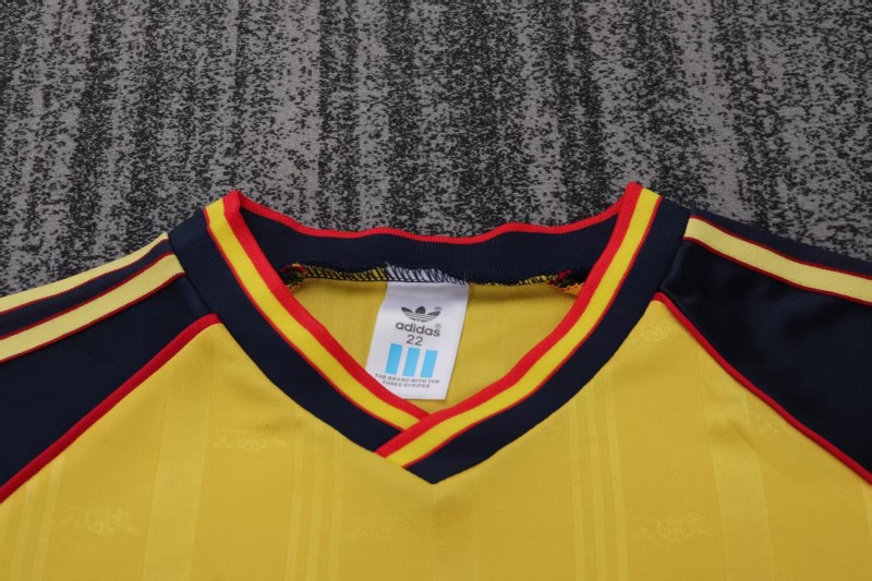 Retro Kids 88/90 Arsenal Yellow Away Jersey