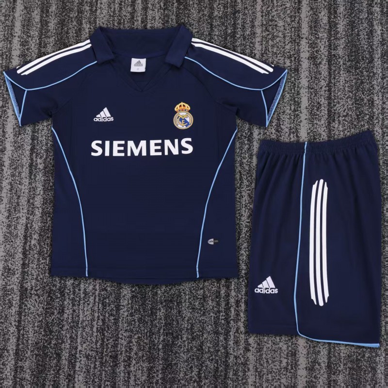 Retro Kids 05/06 Real Madrid Away Jersey