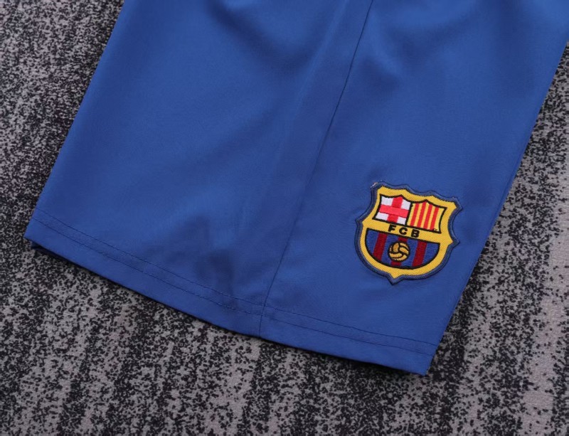 Retro Kids 03/04 Barcelona Red Blue Home Jersey