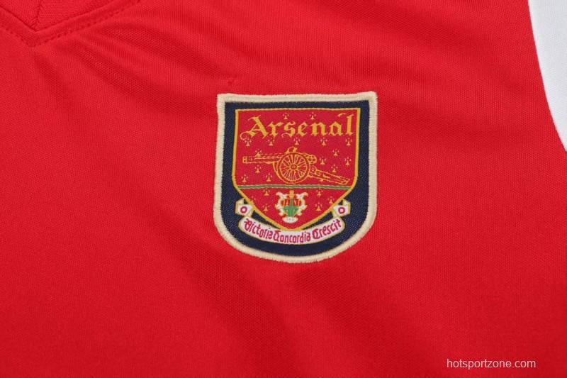 Retro 01/02 Kids Arsenal Red & White Home Jersey