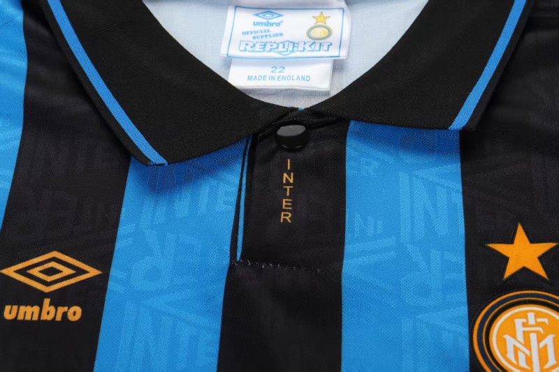 Retro 92/94 Kids Inter Milan Blue-Black Home Jersey