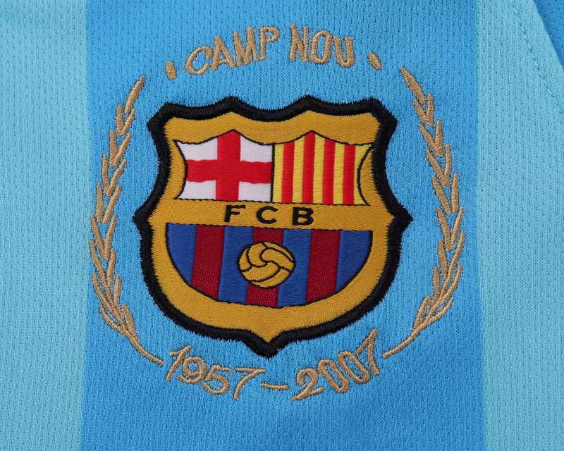 Retro Kids 07/08 FC Barcelona Away Jersey