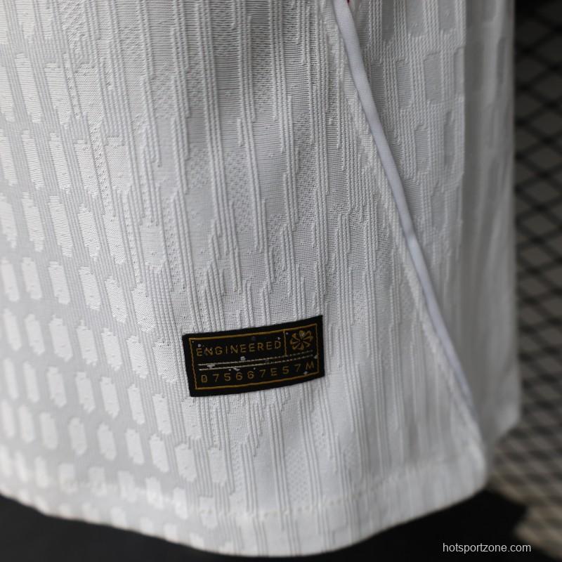 Player Version 2026 Poland Home White  Jersey