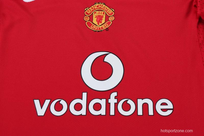 Retro Kids 05/06 Manchester United Home Jersey