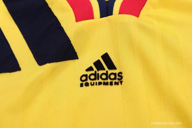 Retro 1993/94 Kids Arsenal Yellow & Black Away Jersey