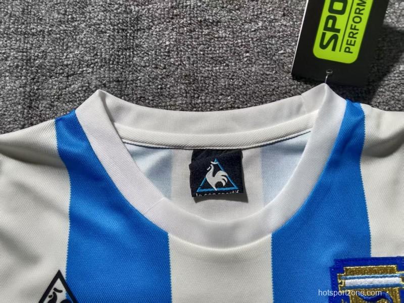 Retro 1998 Kids Argentina Home Long Sleeve Jersey