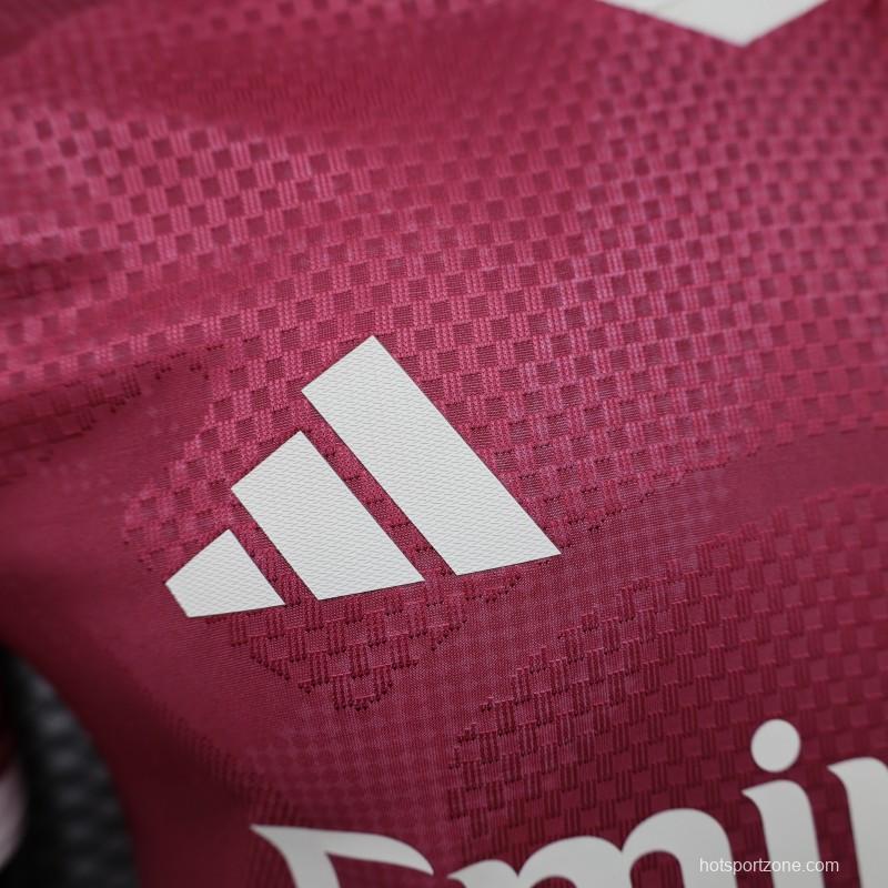 Player Version 26/27 Real Madrid Third Burgundy Red Jersey