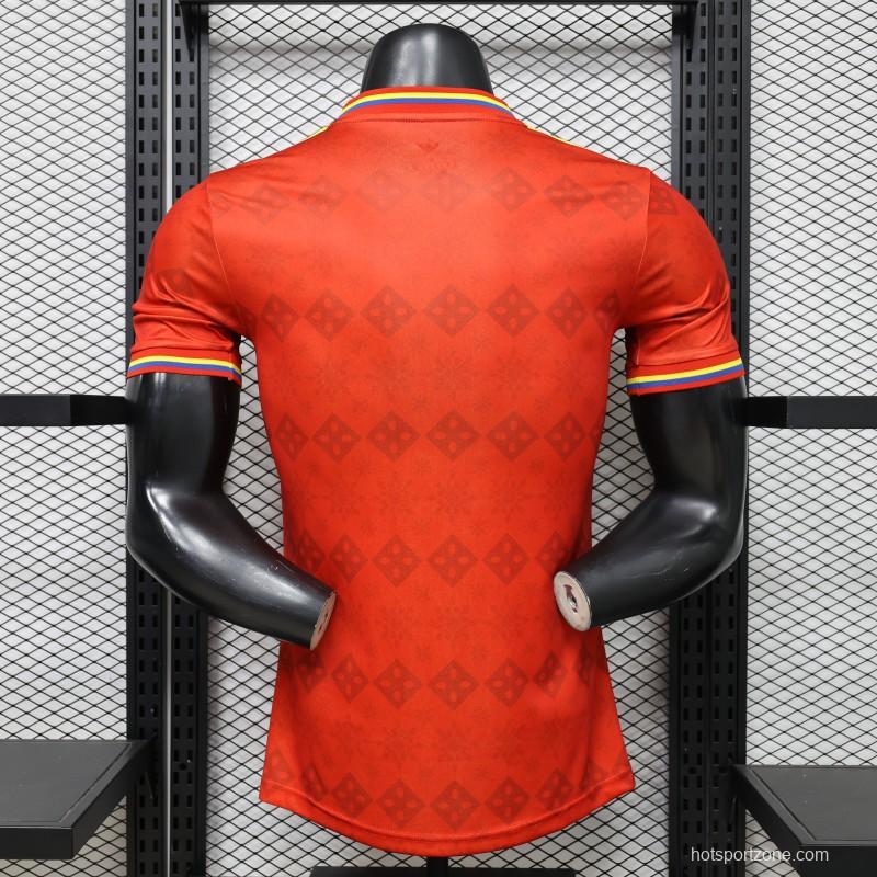 Player Version 2026 Colombia Special Edition  Away Red Jersey