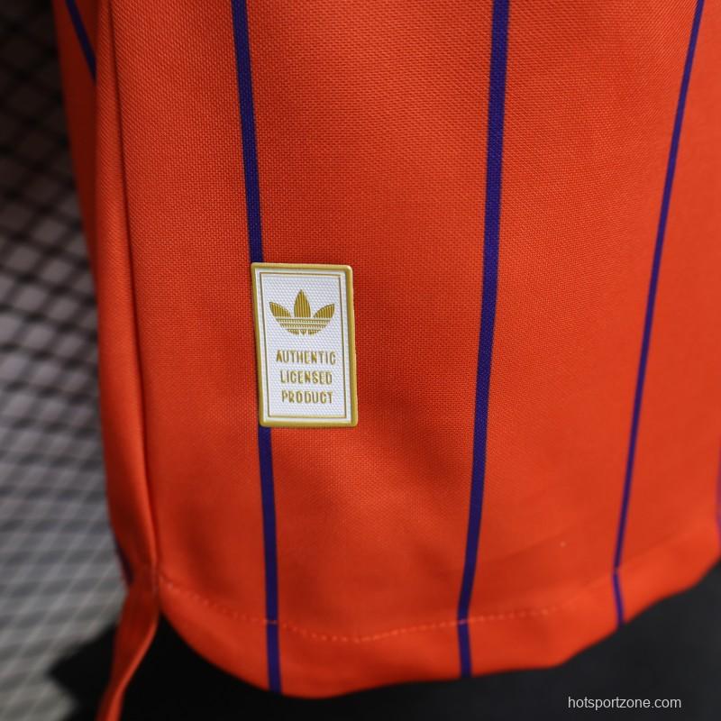 Player Version 26/27 Scotland Away Orange with Purple Pinstripe Jersey