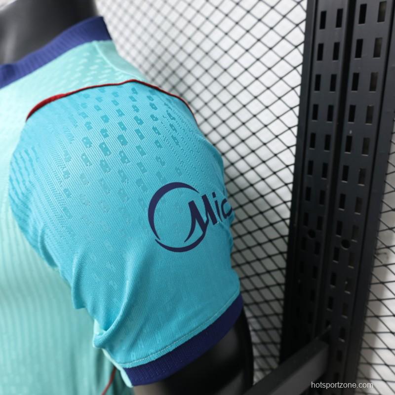 Player Version 26/27 FC Barcelona Teal & Aqua BlueThird Jersey