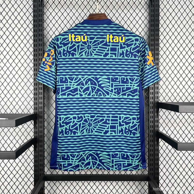 2024 Retro Brazil Pre-Match Jersey
