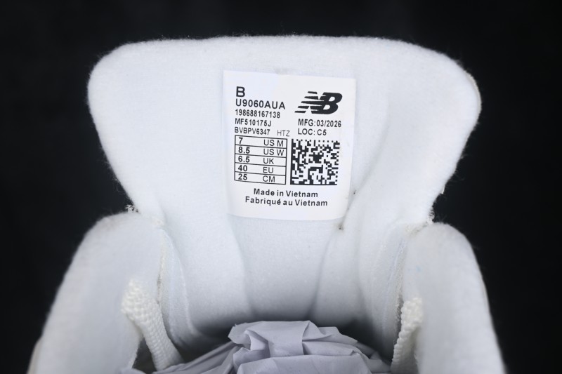 New Balance 9060 Retro Running Shoes with ABZORB Cushioning - U9060AUA