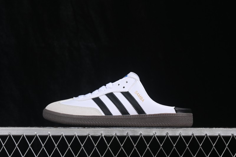 Adidas Samba OG Casual Half-Slip-On Shoes with Retro Design - LB3814