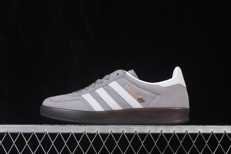 Adidas Originals Gazelle Indoor Retro Skateboarding Low-Top Shoes with Anti-Slip and Wear-Resistant Design - JR2430