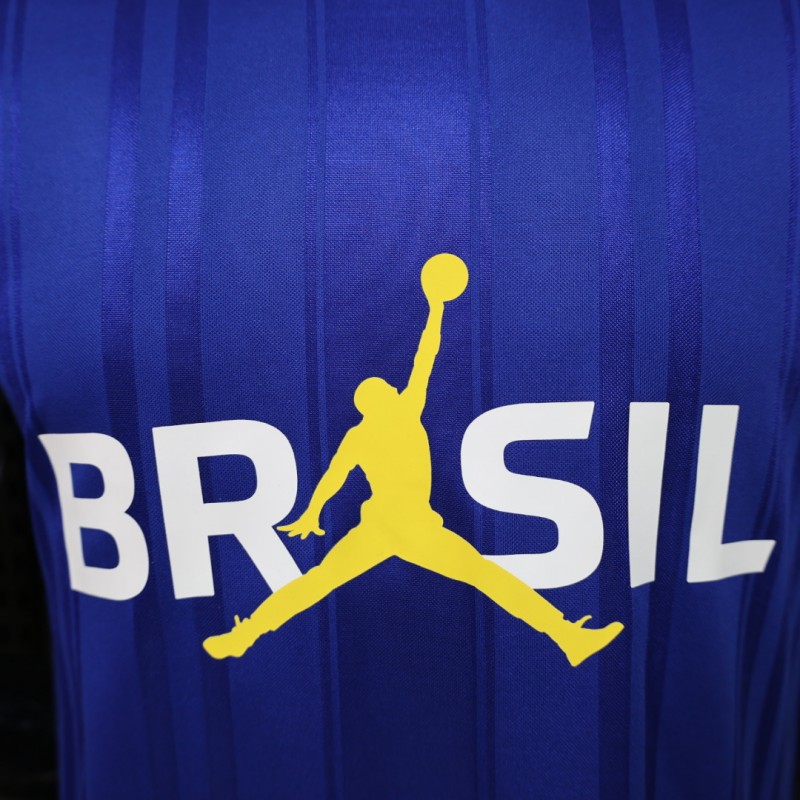 Player Version 2026 Brazil × Jordan Brand Royal Blue Special Edition Jersey