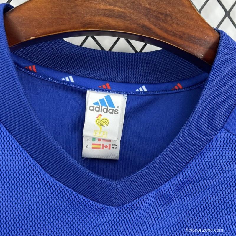 Retro 2002 France Home Jersey