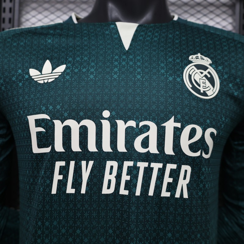 Player Version 26/27 Real Madrid  Long Sleeve Away Jersey