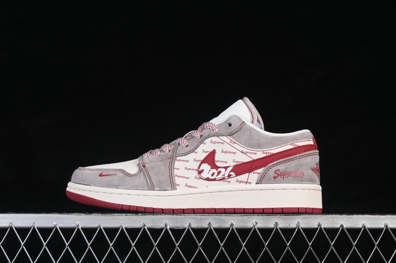 Nike Air Jordan 1 Low Retro Basketball Shoes with Premium Suede Upper - JP2026-129