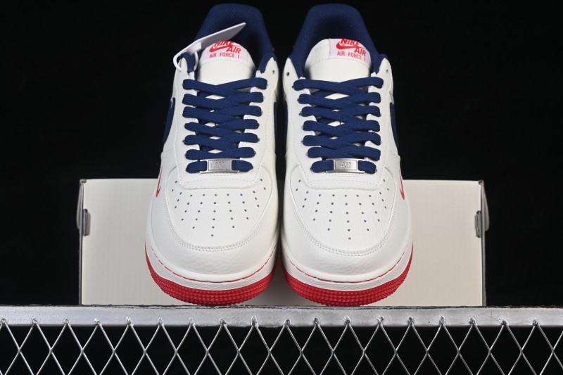 Nike Air Force 1 '07 Low Casual Sneakers with Classic Colorblocking - NH0601-544