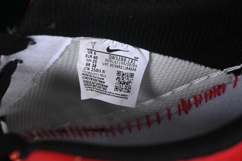 Nike Air Force 1'07 Low Year of the Horse Limited Edition Black Red Colorway Low-Top Casual Skateboarding Shoes - QW5288-131