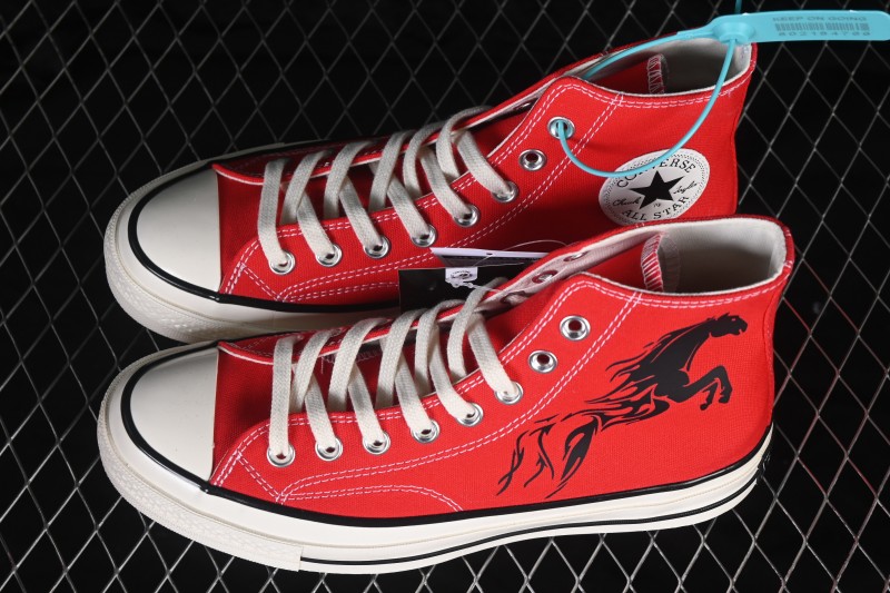 Converse Chuck 1970s Year of the Horse Limited Edition Classic Graffiti Vulcanized Canvas Sneakers - 164944C