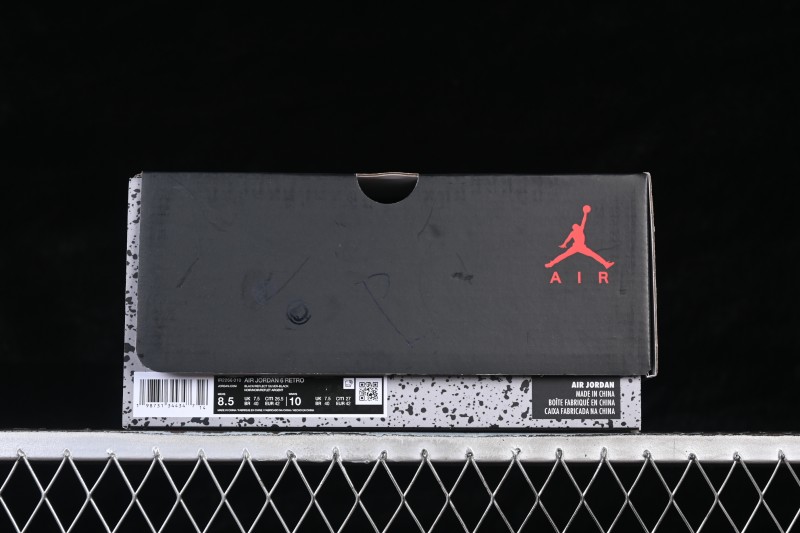 Nike Air Jordan 6 Retro Running Shoes with Premium Suede Upper and 3M Reflective Accents - IR2266-010