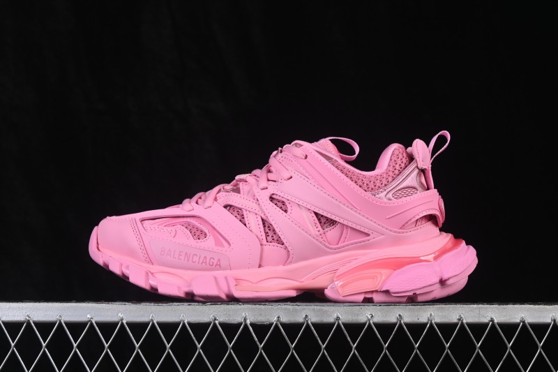 Balenciaga Track Charms Men's Running Shoes with Transparent Heel Strap - WTRCH5000