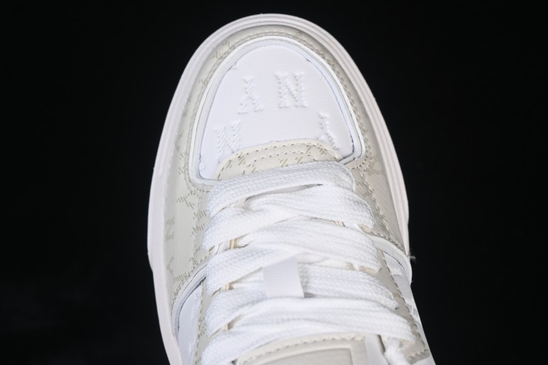 MLB New York Yankees Bigball Chunky Embo Monogram Platform Casual Sneakers - 3ASXM036N50IVS