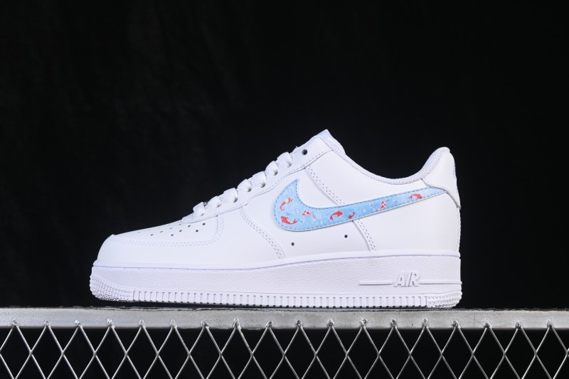 Nike Air Force 1 '07 Low Anime Koi Fish Theme Casual Skate Shoes - ZH0316-136