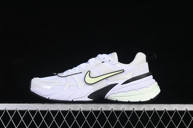 Nike V2K Run Retro Low-Top Running Shoes with Cushlon Foam Cushioning - FD0736-109