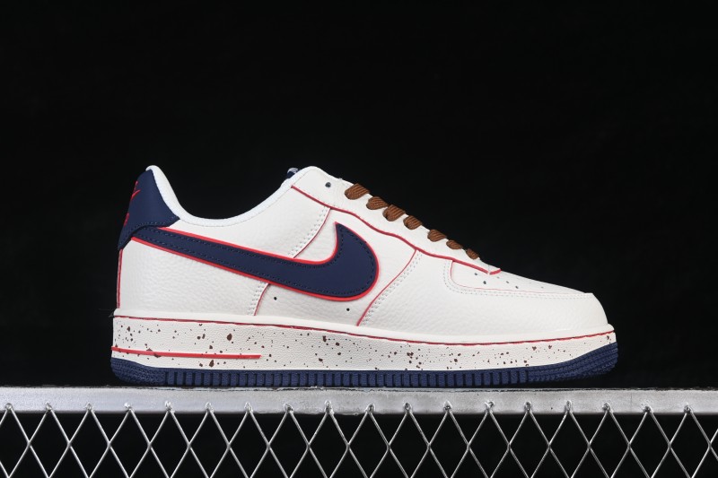 Nike Air Force 1 '07 Low Casual Sneakers with Multicolor Accents - NH0601-545