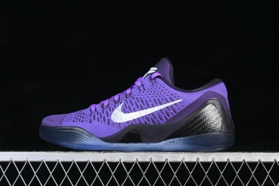 Nike Kobe 9 Stitches Low Basketball Shoes with 3D Flyknit Upper and Carbon Fiber Plate - IM0465-500