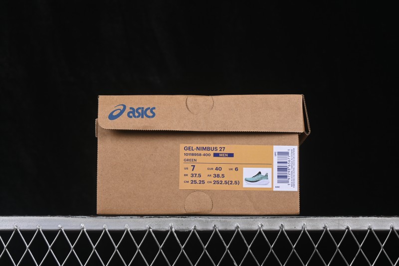 Asics Gel-Nimbus 27 Retro Casual Running Shoes with Cushioning for Men - 1011B958-400