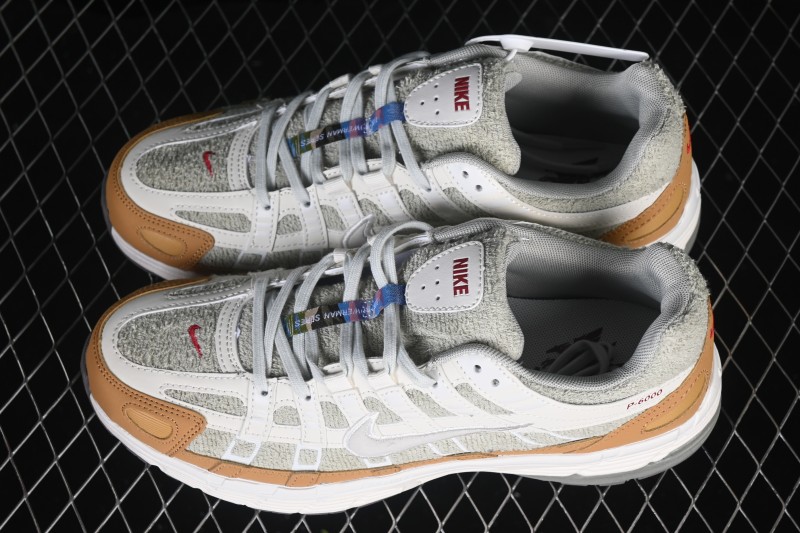 Nike P-6000 Prm Retro Running Shoes with Layered Design and Ultra-Light Construction - IQ1120-311