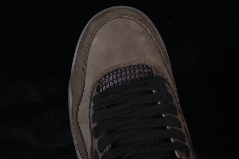 A Ma Maniere x Nike Air Jordan 4 Retro 'Dark Mocha' Premium Lifestyle Sneakers - IF3102-200