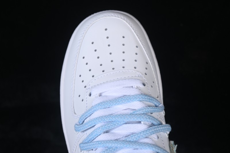 Nike Air Force 1 '07 Low Woven Blue Pastel Casual Skateboarding Shoes - DC9999-223