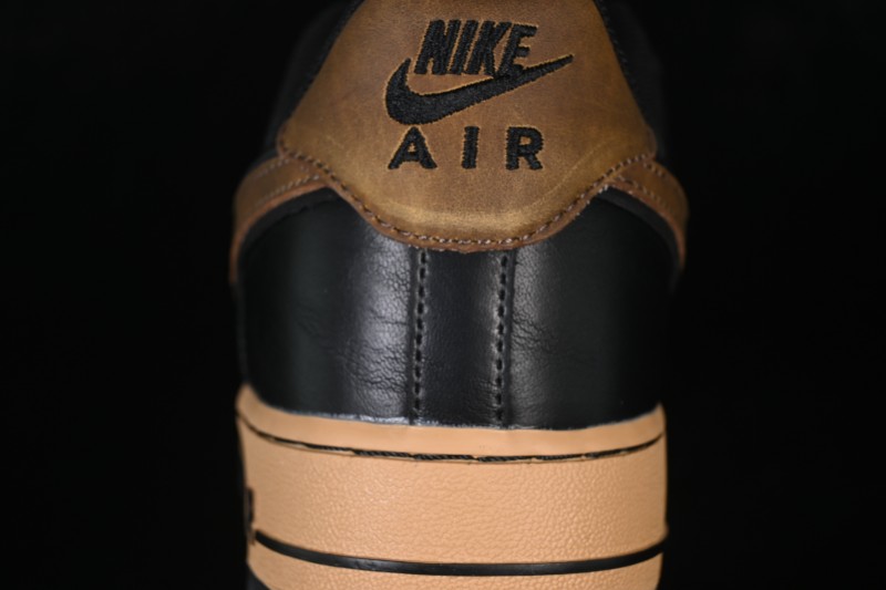 Nike Air Force 1 '07 Low Casual Sneakers with Premium Leather Upper - FB8878-200
