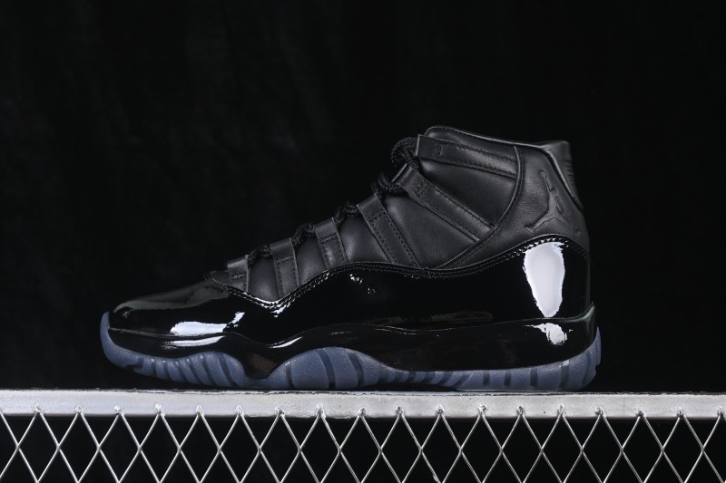 Comme des Garçons x Air Jordan 11 Retro 'Black' OG Collaboration High-Top Basketball Shoes - IV7639-001