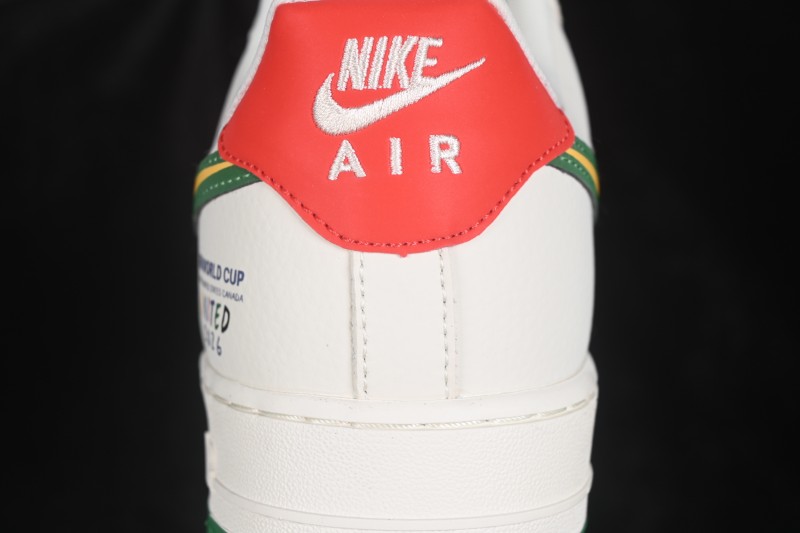 Nike Air Force 1 '07 Low World Cup Theme Casual Sneakers with Full-Length Air Cushion - DD1982-369