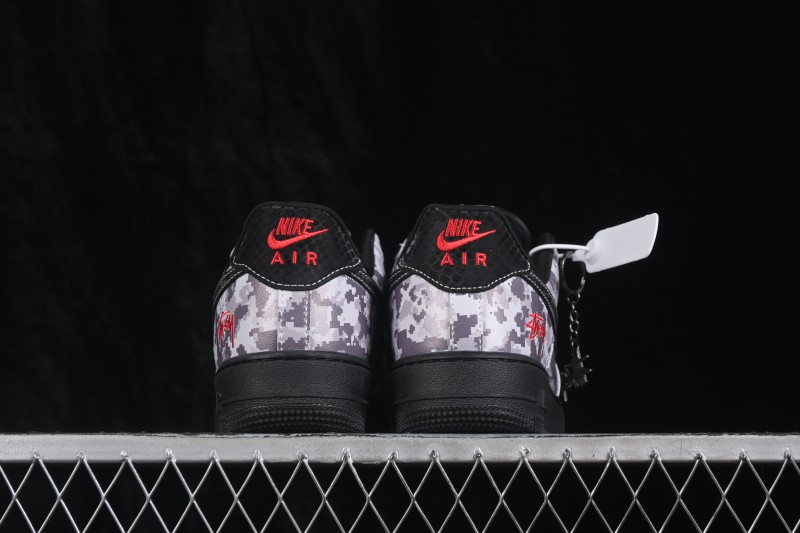 Nike Air Force 1 '07 Low Collaboration Casual Skateboarding Shoes with Full-Length Air Cushion - JL8888-001