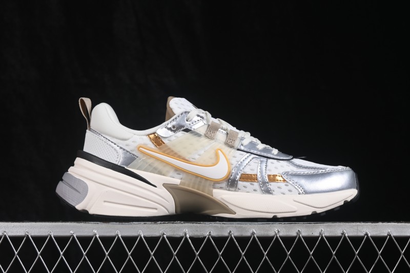 Nike V2K Run Retro Running Shoes with Cushlon Midsole and Vintage Design - HJ7245-100