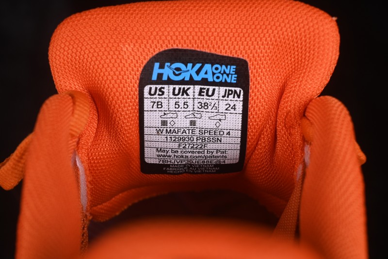 Hoka Mafate Speed 4 Ultra-Light Cushioned Trail Running Shoes with Vibram Outsole - 1129930 PBSSN