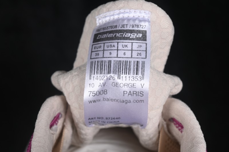Balenciaga Jet Embossed Round-Toe Thick-Sole Low-Top Chunky Sneakers - WMRTN9150