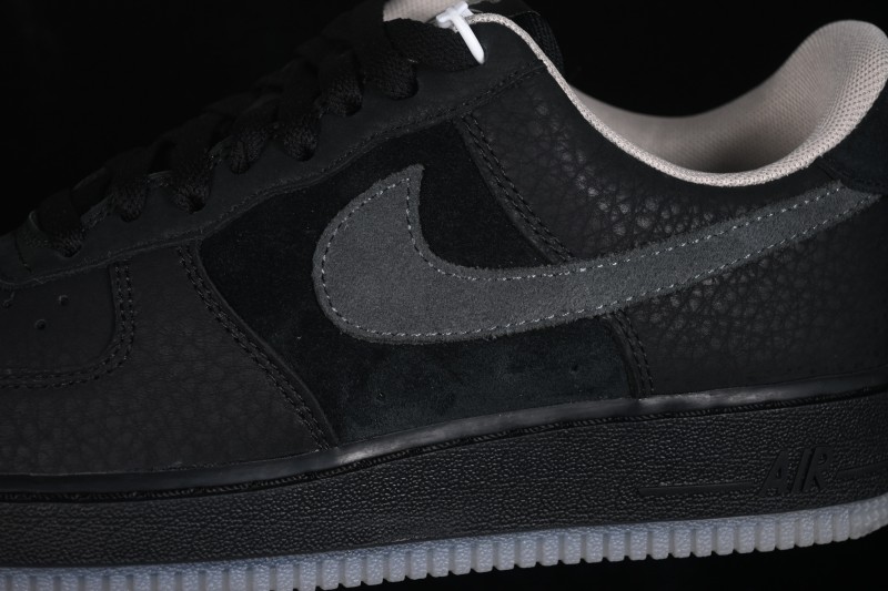 Nike Air Force 1 '07 Low Basketball Sneakers with Classic Leather Upper - IQ9791-001