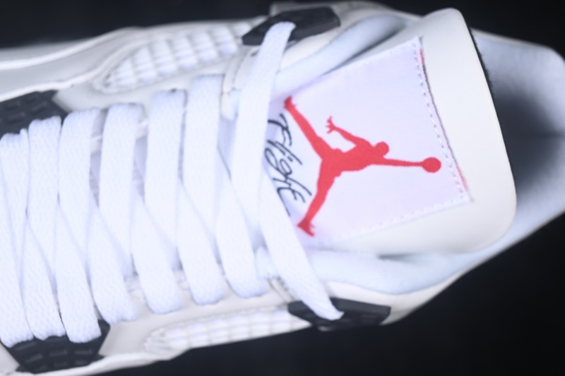 Nike Air Jordan 4 Retro White Cement Basketball Shoes - 840606-192