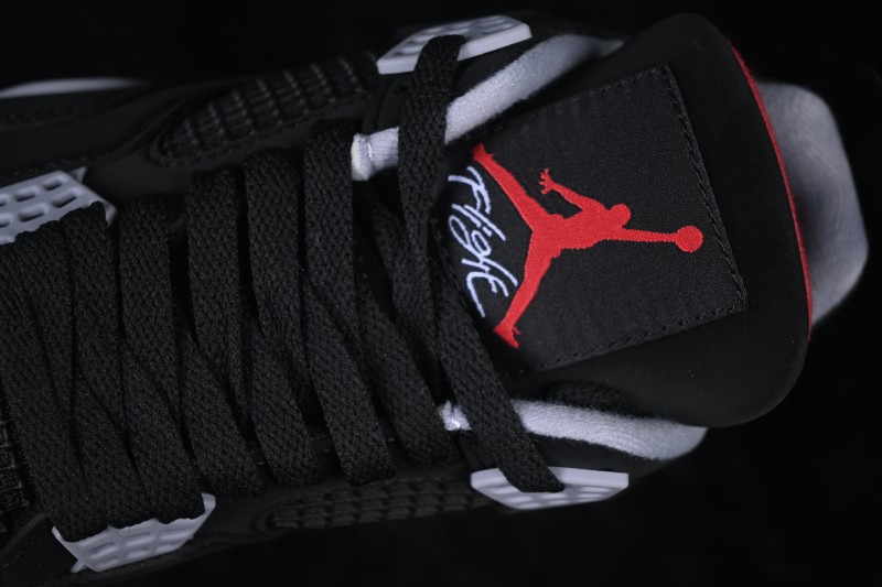 Nike Air Jordan 4 Retro 'Bred' Basketball Shoes - 308497-060